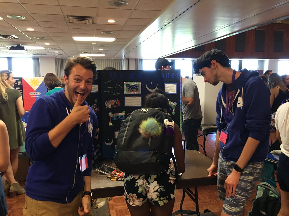 It is LIT at the Student Activity Fair! We are here and ready to mingle! #NUSOA #2016ORGFAIR