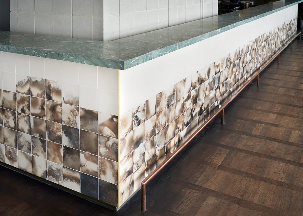 tilesandtype's tweet photo. Another ingenious process from Assemble Studio using a barbecue to "smoke" ceramic tiles at @L_D_F

via @Dezeen 

https://t.co/0cxPRIx7gp https://t.co/wwulKq92fZ
