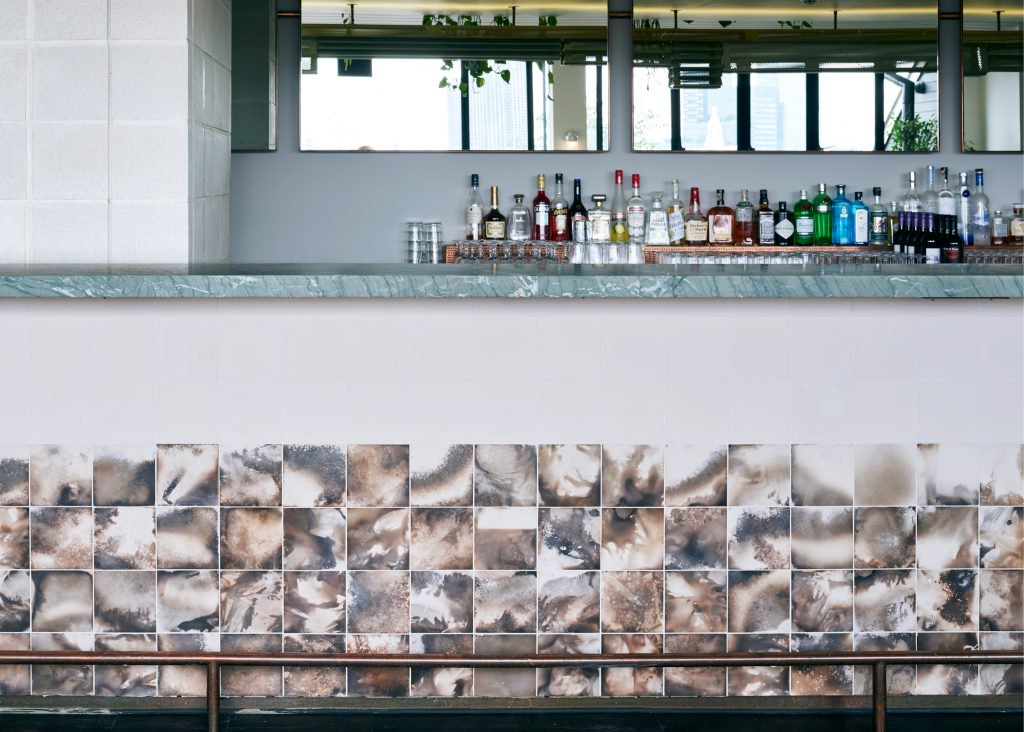 tilesandtype's tweet photo. Another ingenious process from Assemble Studio using a barbecue to "smoke" ceramic tiles at @L_D_F

via @Dezeen 

https://t.co/0cxPRIx7gp https://t.co/wwulKq92fZ
