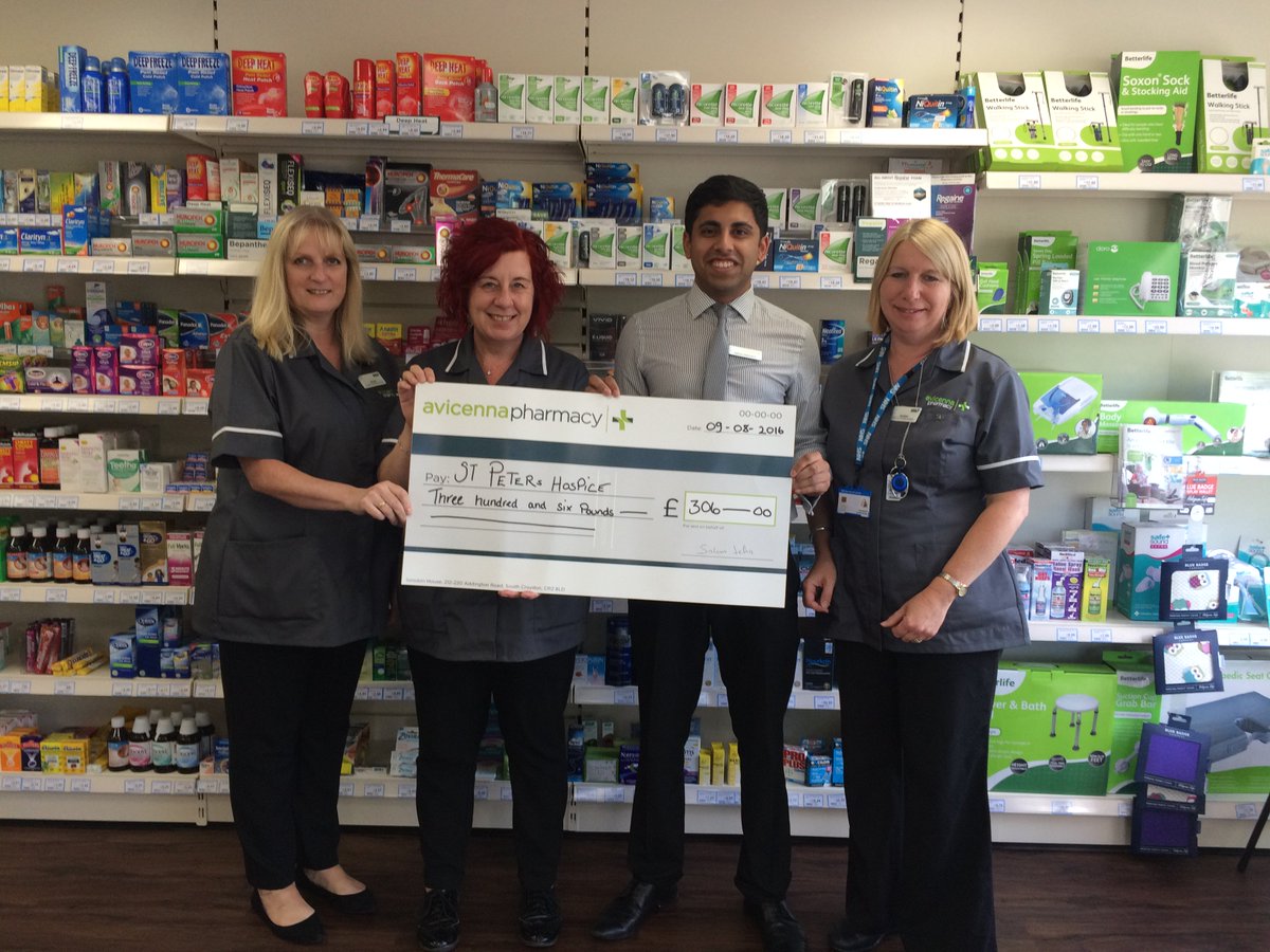 Well done to everyone who helped us raise this fantastic amount for St Peters Hospice @stpetershospice