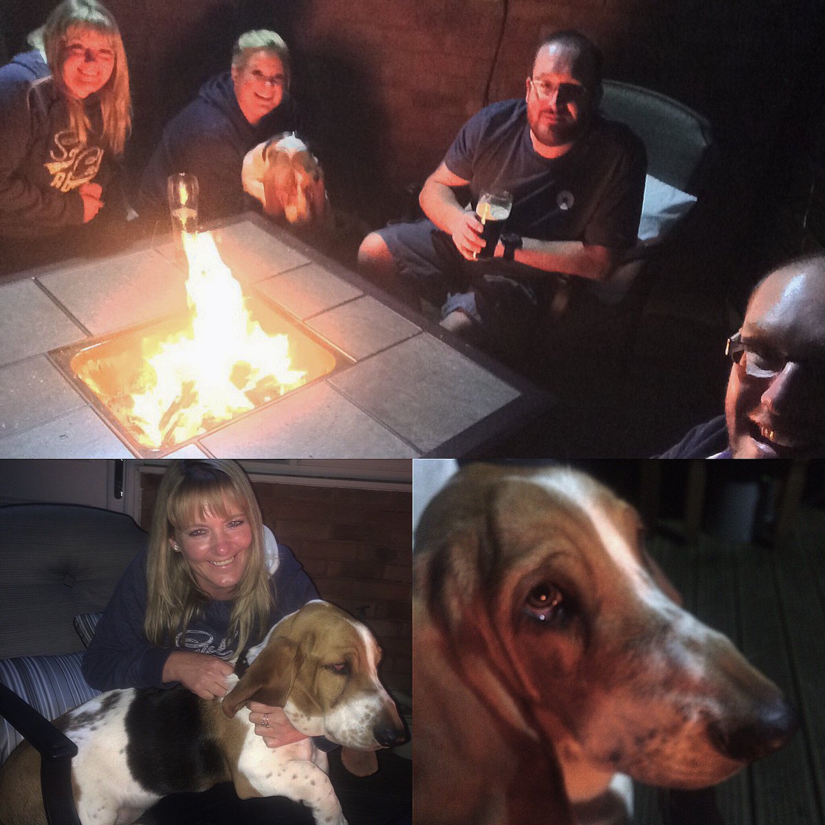 LouisePrice007's tweet photo. Saturday night pyromania at the Price's with a very noisy long eared hound 🙈🐶😎🍻🔥 https://t.co/MLtiUN40vP