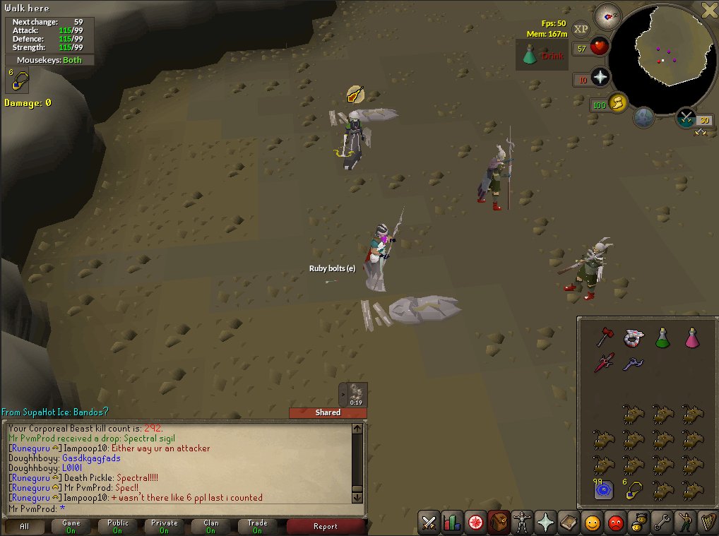 PvmProd's tweet image. Only took 292 kills... but Sigil has been seen!