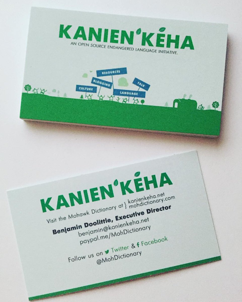 CornPress's tweet image. Another photo of @mohdictionary's card, both sides.