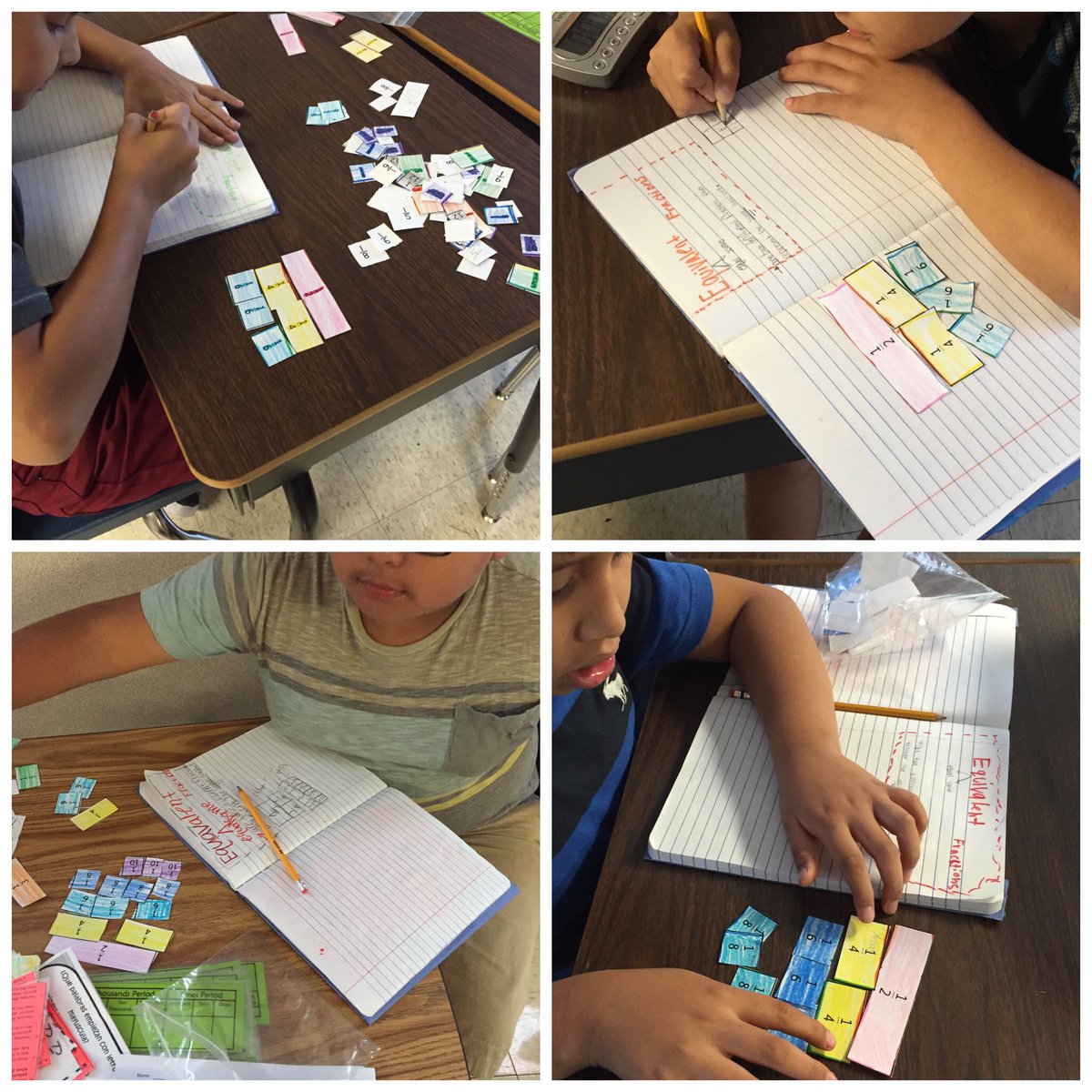 dmestrada_04's tweet photo. Exploring Equivalent Fractions #buildingtomorrowsleaders https://t.co/pxCNlL0t5O