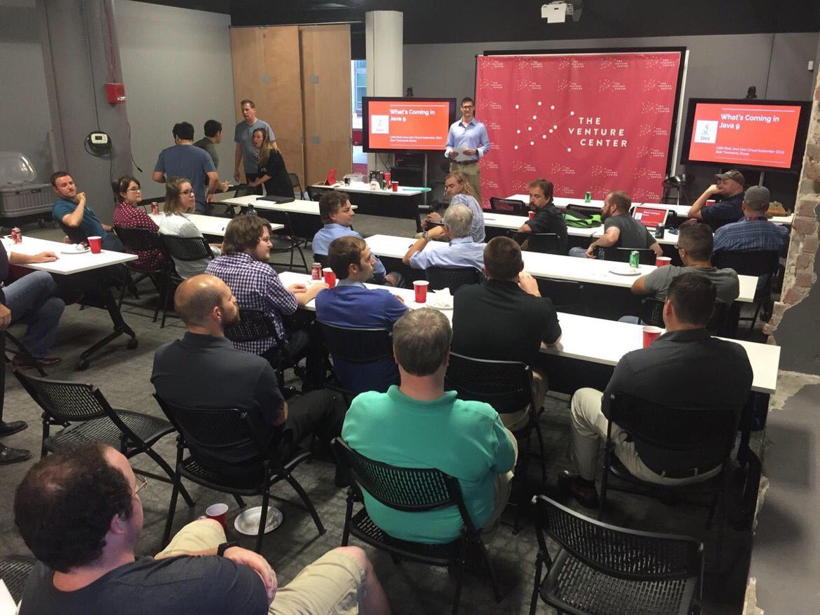 TEK Recruiter Brittany Ashmore started new Java User Group in Little Rock!Initial meeting was tonight! Great job! @TEKMemphis @DerekLoperTEK