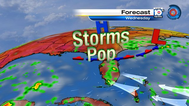 Tomorrow is the last full day of summer!  It will be hot and humid and yes, storms could pop! @thebettydavis https://t.co/xsvIeXytHh