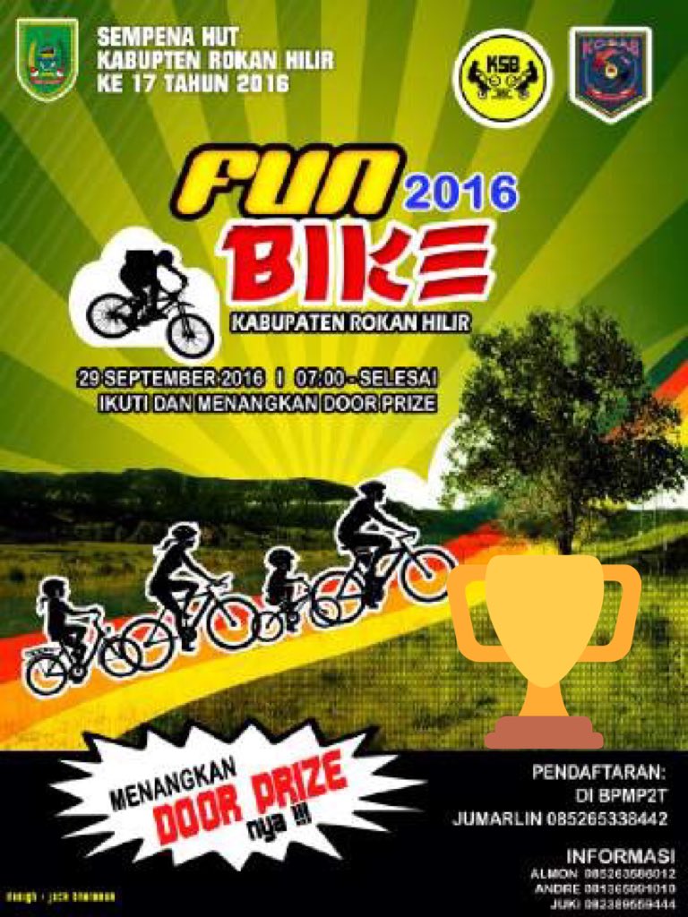KoseBAA's tweet photo. Buruan daftar @B2WIndonesia @united_bike @Polygon @Polygonbike @PoliceBike @hnr064 https://t.co/VrXYSIHWAU
