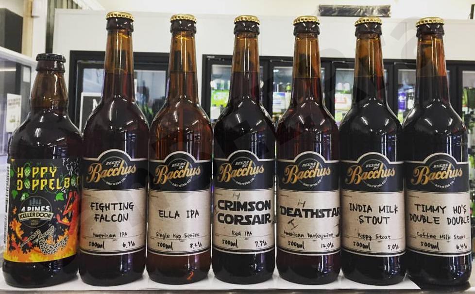 New in from <a href="/4PinesBeer/">4 Pines Brewing Co.</a> and <a href="/Bacchus_Brewing/">Ross kenrick</a> at Page Bottler.