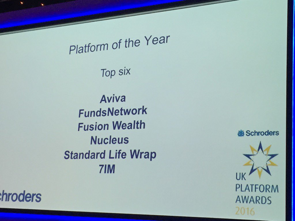 If your adviser uses one of these investment thingies you're probably OK! #SchrodersUKPA