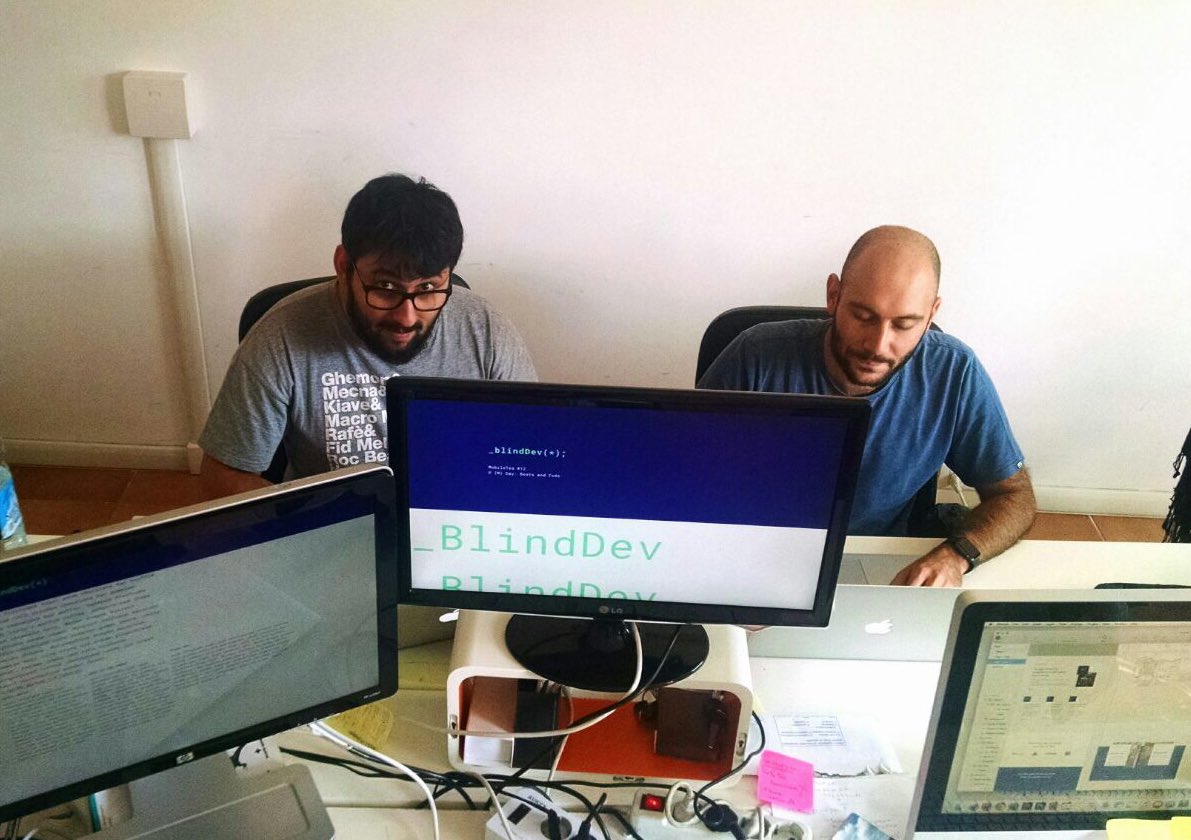 M0bileTea's tweet photo. Are you ready for the #Blinddev? The guys from @wearenois3 tested everything!
Shall the challenge begin and...
May the #code be with you! https://t.co/YH8Odir11T