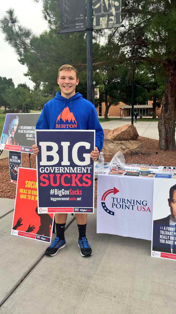 tpusa_dsu's tweet photo. Tabling (and climbing trees) today at Dixie! https://t.co/qk7GEwx5Af