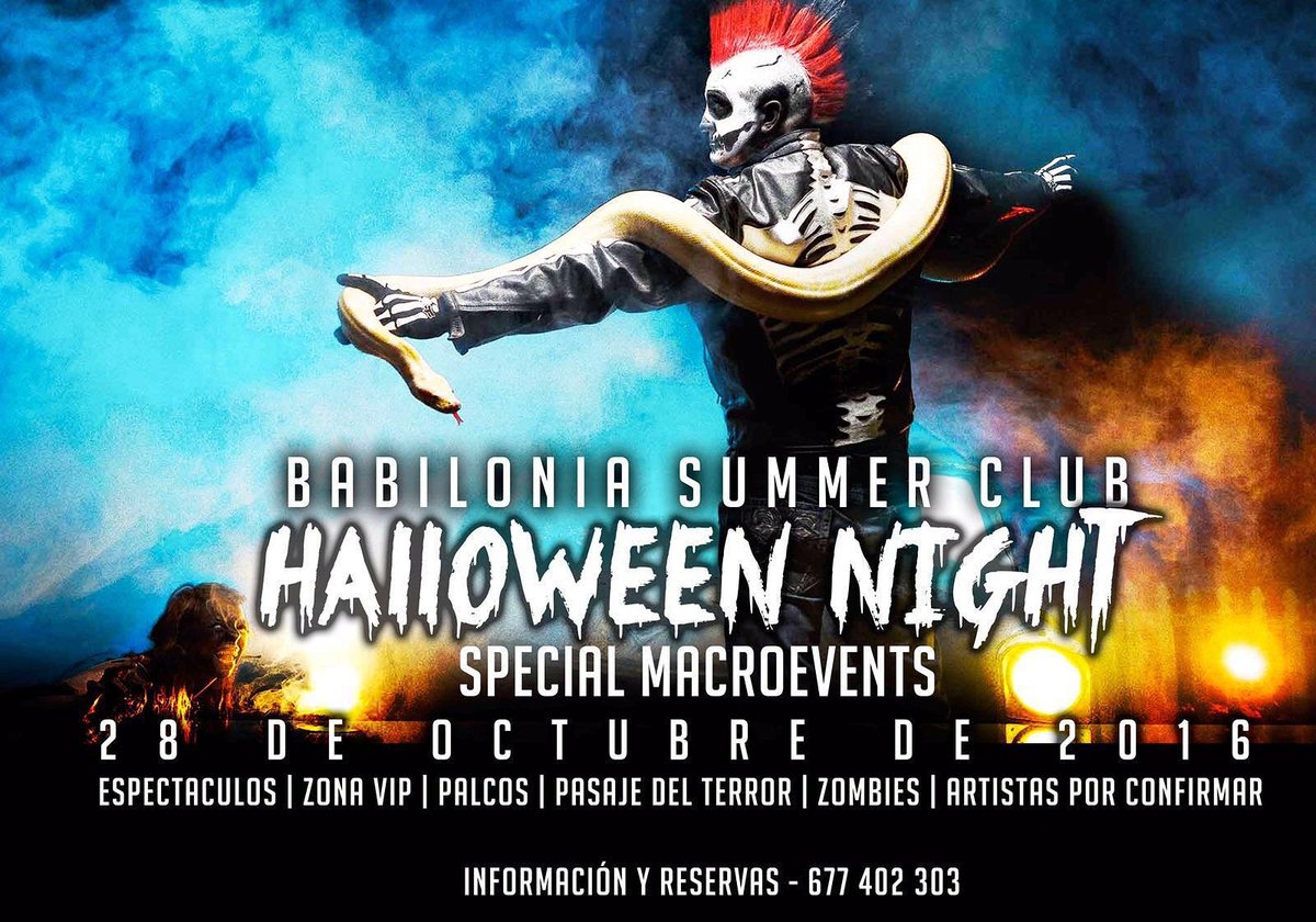 Special MacroEvents Babilonia Summer Club #HalloweenNight !!!😈😈😈😈👿👿👿👿👹👹👹👹👿👿😈😈😈👿👿👹👹