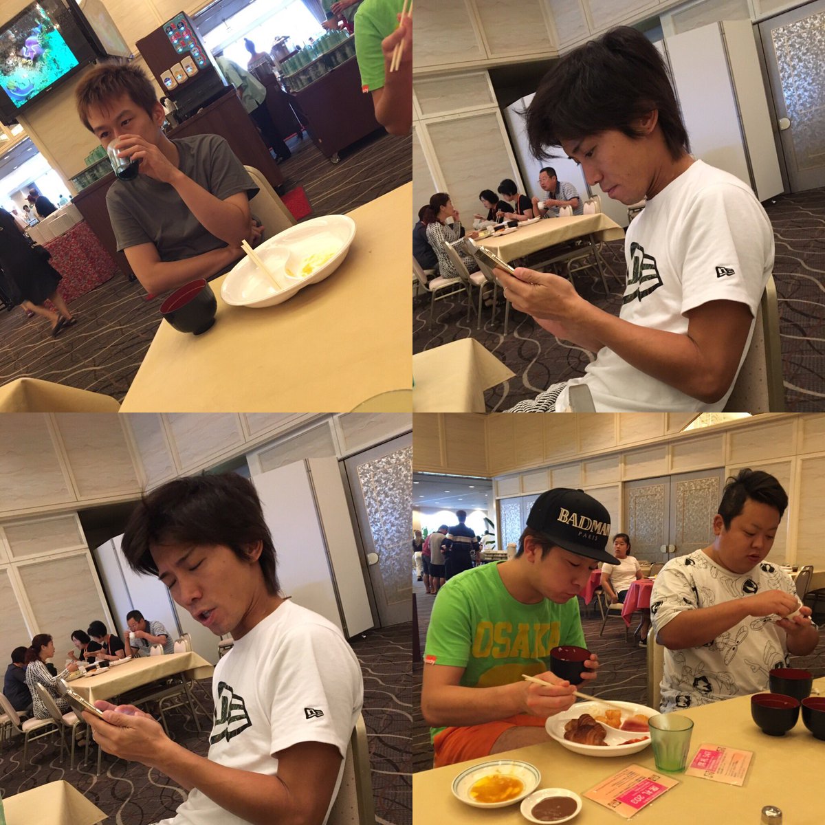 deepdsd0619's tweet photo. 沖縄慰安旅行満喫(σﾟ∀ﾟ)σ

初日BBQからの爆睡からの
早起きして朝食(σﾟ∀ﾟ)σ

健康的過ぎる！！！

24日からDSD営業しますよ(^^) https://t.co/UrMNv5ryMO