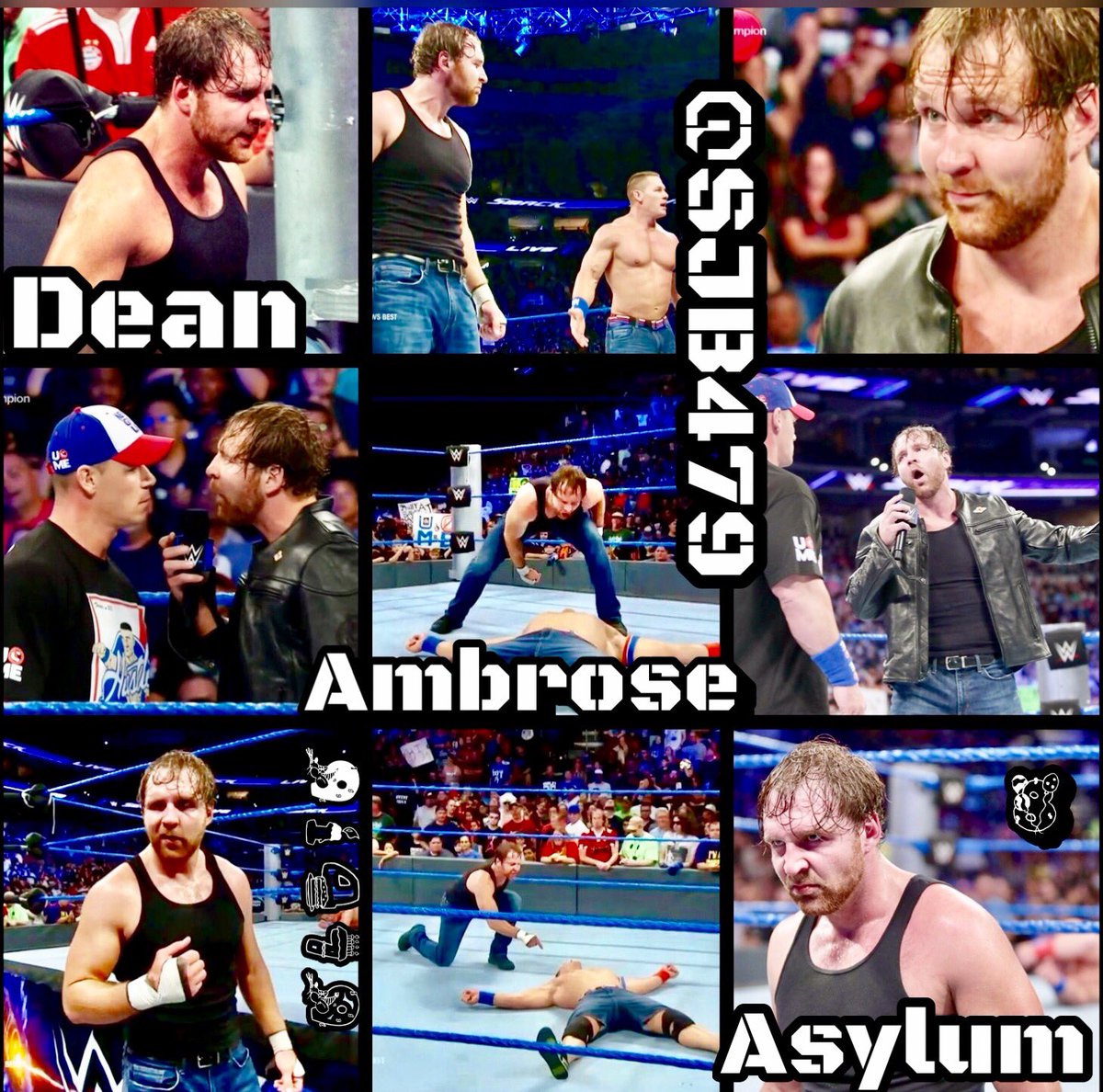 SJB479's tweet photo. Retweet💯 #AmbroseAsylum For #DeanAmbrose He has the in ring skill, mic skills and infectious personality we love! #LunaticFringe #SDLive 😜👊🏻 https://t.co/4qVx0IKqX6
