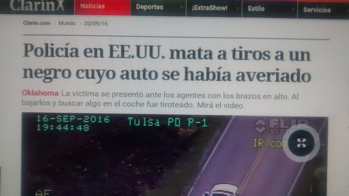 Afroamericano Clarín, afroamericano.