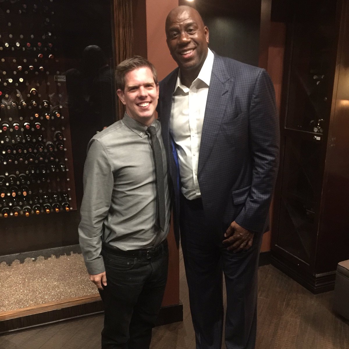 Great lunch and food this afternoon with <a href="/MagicJohnson/">Earvin Magic Johnson</a>
