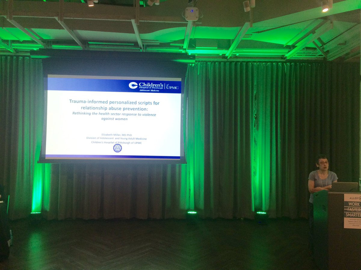 WIBPittsburgh's tweet photo. Dr Elizabeth Miller at Children's Hospital @UPMC, speaking at #WIBPOWER2016 now! #domesticviolence #sexualassault @ThrivalFestival https://t.co/MgE6gN0sj3