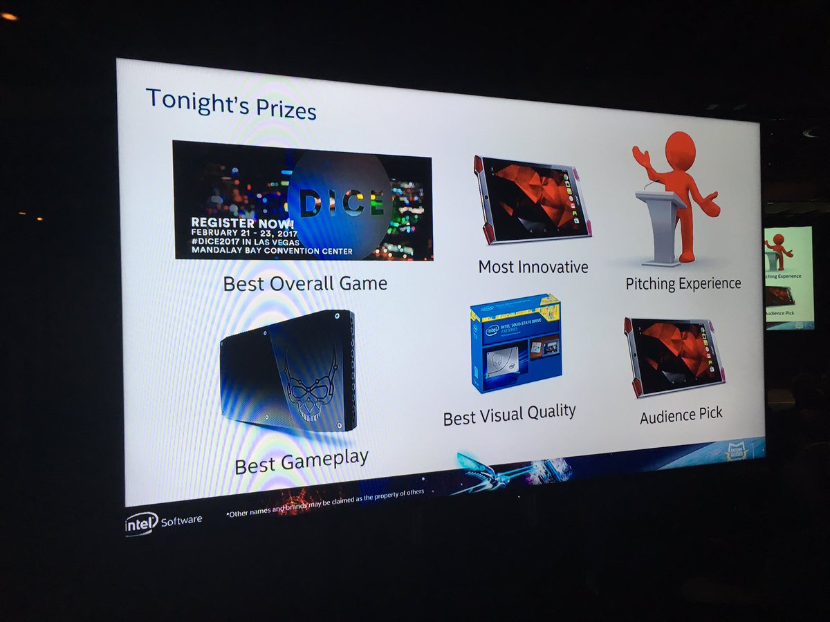 game_initiative's tweet image. Tonight&apos;s prizes. #agc16 @IntelSoftware Intel #gamedev workshop.  #intelgamedev #buzzworkshop #gaming