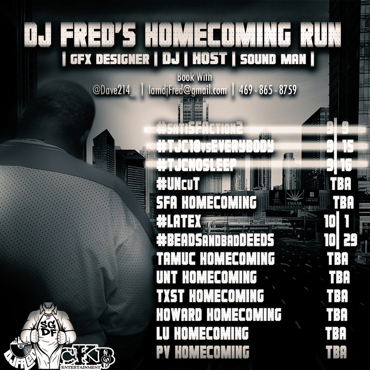 IamDJFred's tweet photo. #SGDF
                DJ Fred's Fall Tour 
                   #SGDFDesigns 
                      #SGDFWave https://t.co/iW8YAyov9L