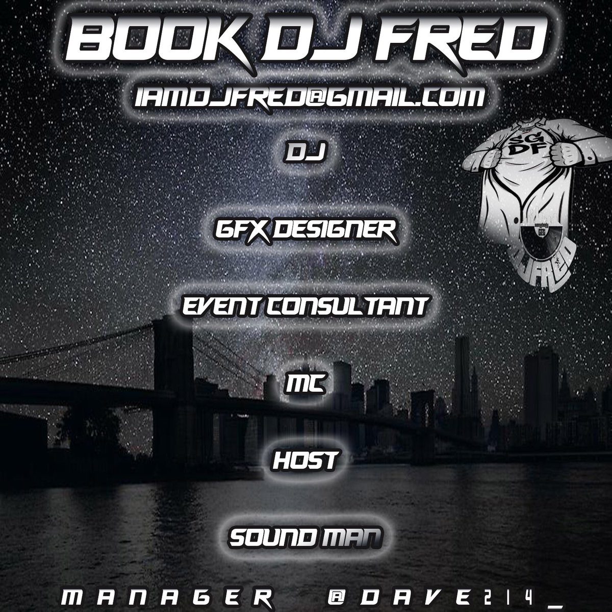 IamDJFred's tweet photo. #SGDF
                DJ Fred's Fall Tour 
                   #SGDFDesigns 
                      #SGDFWave https://t.co/iW8YAyov9L