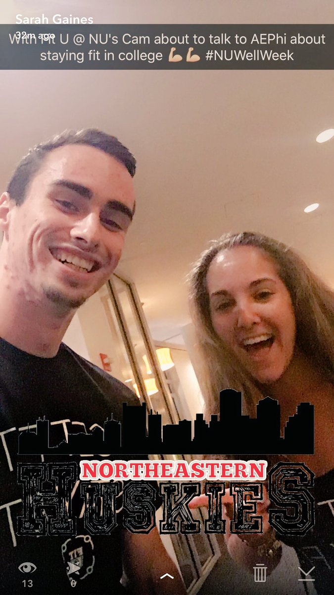 sarahjgaines's tweet photo. Happy #NUWellWeek! Me and @fitu_nu's Cam are making @NUpanhellenic women do circuits π #fituniversity https://t.co/8QKz0EG85h