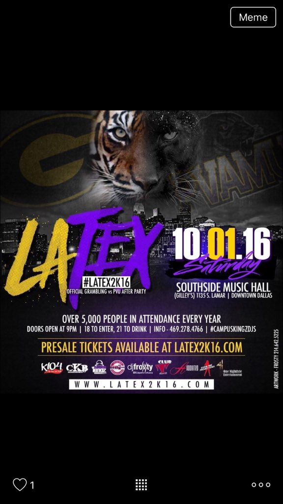 semajpowells's tweet photo. #Ca$hTeam #Latex2K16 #OneNightLyfe https://t.co/8Rf7v38tX3