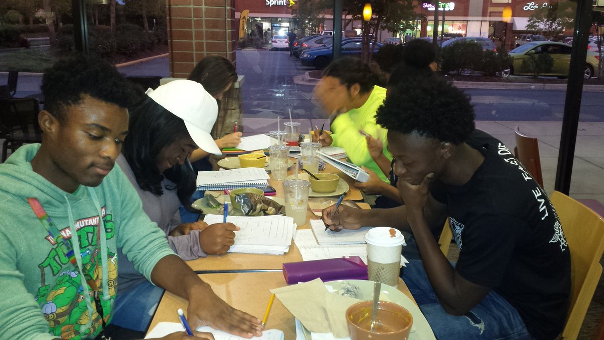 AP Calculus night at Panera!