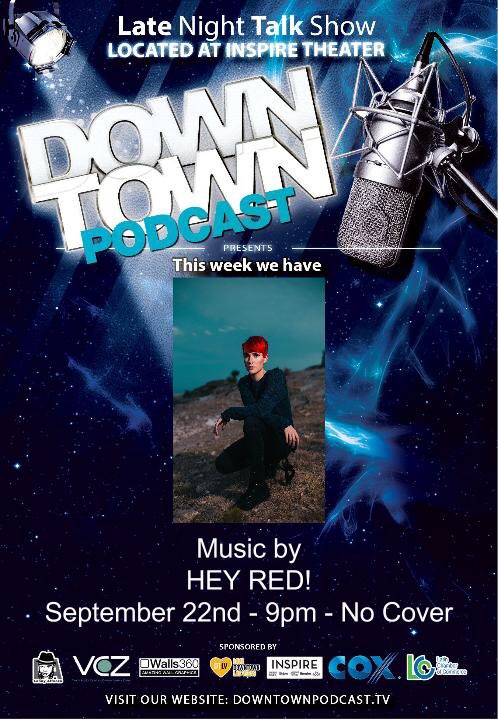 heyREDhey's tweet photo. Vegas! I'll be playing here at this awesome show called @DowntownPodcast! Come hangout and see me 😊 https://t.co/0veDwdUFgQ
