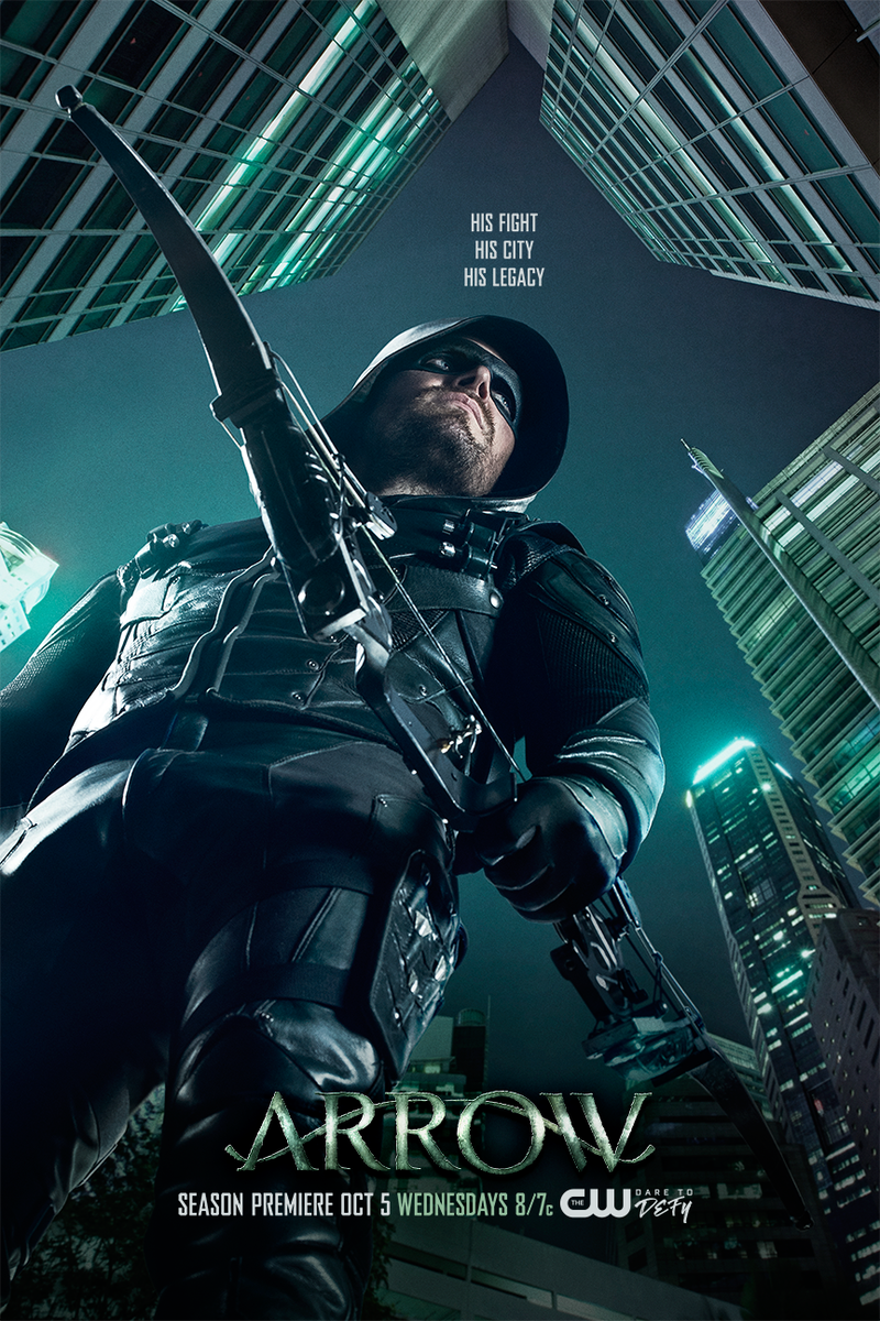 The new season of #Arrow premieres Wednesday, October 5 on The CW.