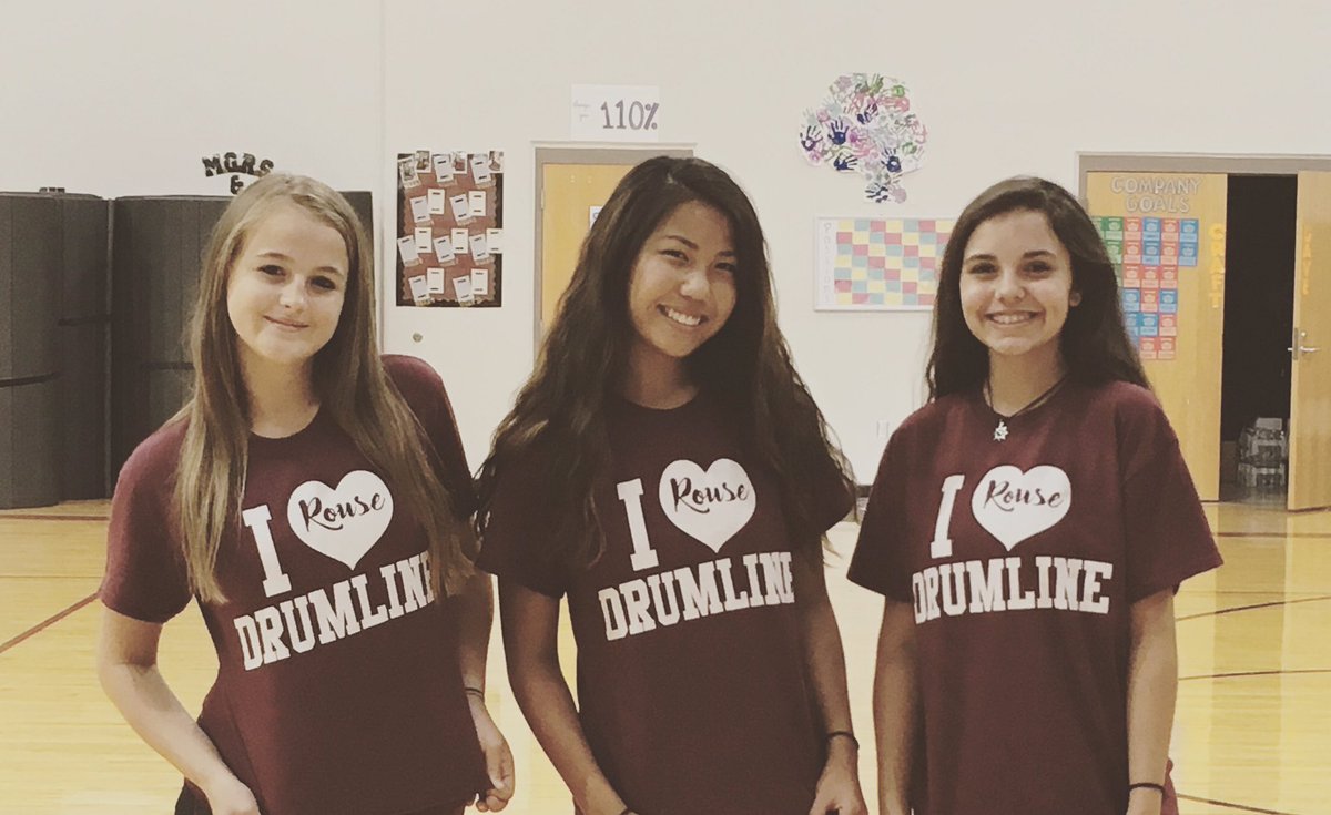 emmakstein's tweet photo. I 💗 Rouse Drumline and these girls https://t.co/x0t6k2VT1j