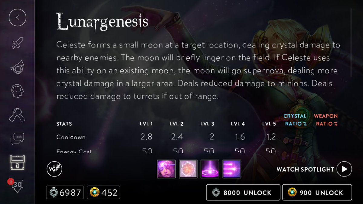 MILOCINO's tweet photo. #VaingloryMoonSecrets All of her skills have changed to Lunar related. MOON PRINCESS FTW. @vainglory https://t.co/PIaEj0xBD3