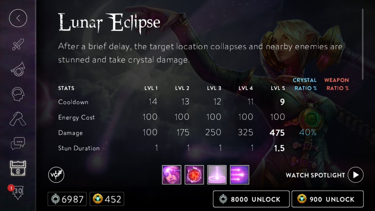 MILOCINO's tweet photo. #VaingloryMoonSecrets All of her skills have changed to Lunar related. MOON PRINCESS FTW. @vainglory https://t.co/PIaEj0xBD3