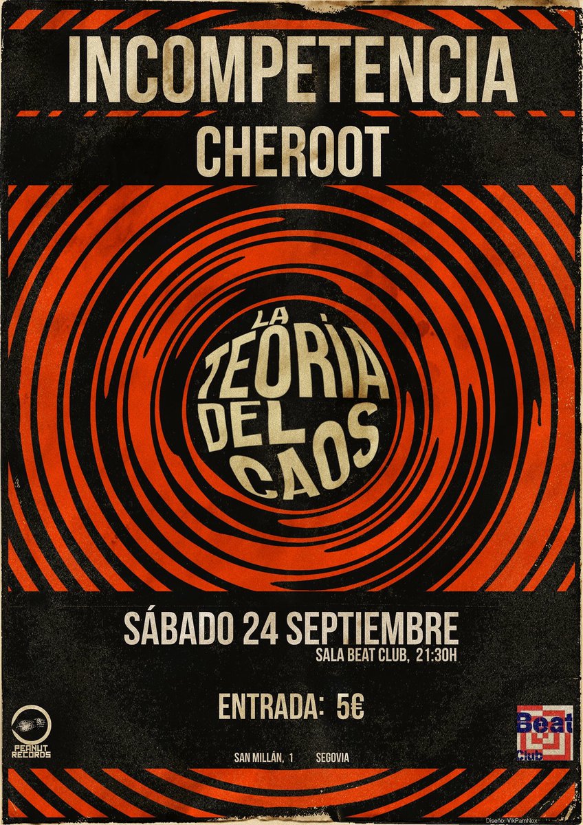 BEATCLUBSEGOVIA's tweet image. @IncompetenciaGr + #cheroot el sábado en @BEATCLUBSEGOVIA @histericasgrab @zoquejo @hoysegovia @nortecastilla @el_adelantado @infosegovia
