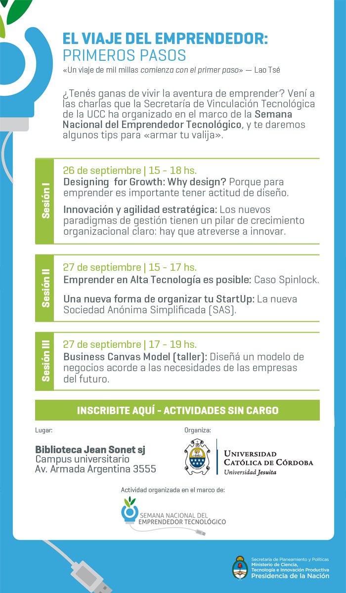 DrHerediaQuerro's tweet photo. @SemanaTICcba se agradece difusión!
#Designthinking
#HighTechEntrepreneur
#SASimplificada
https://t.co/zO8kVPwsqC https://t.co/LvWz05nRt8
