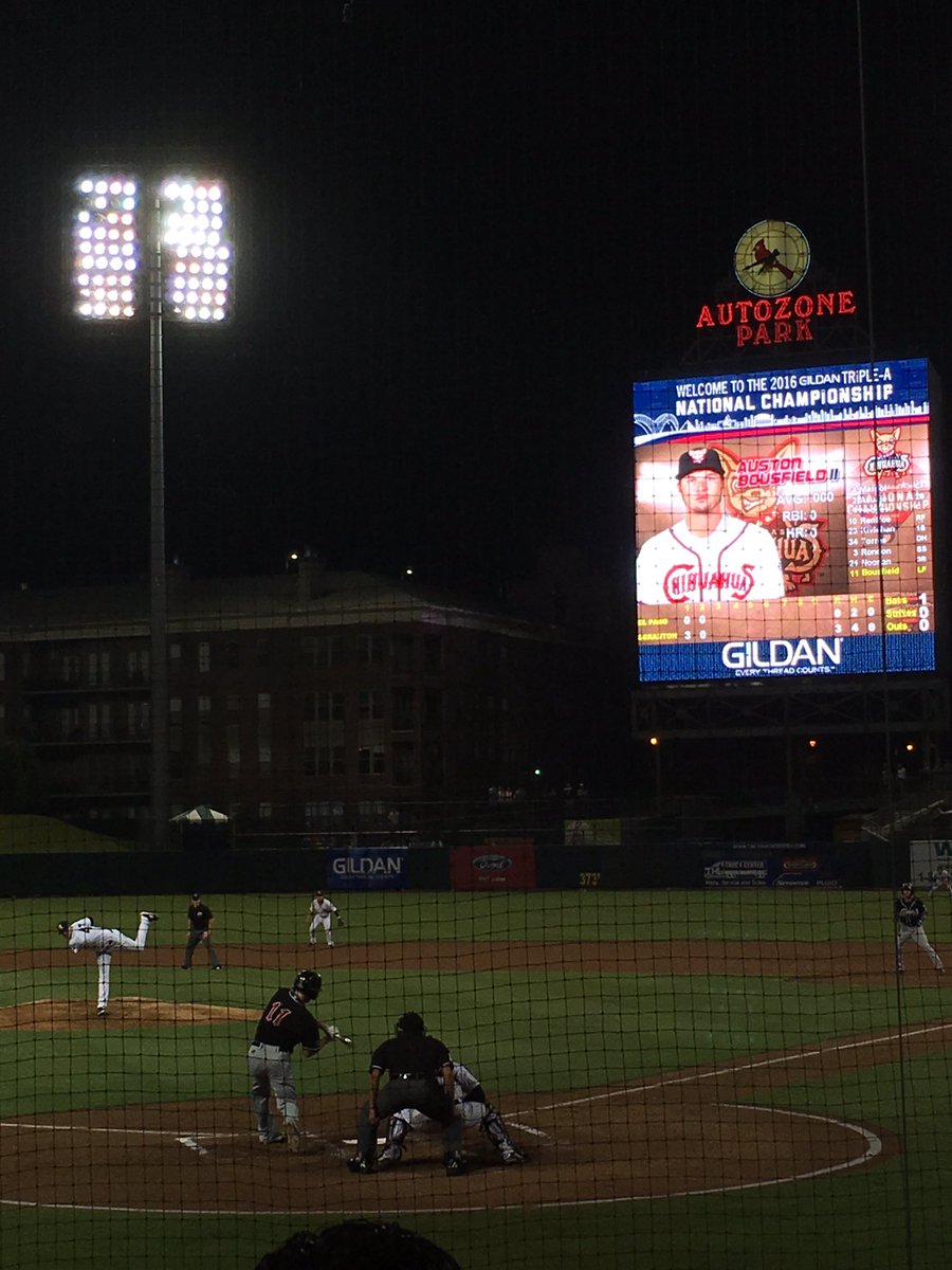 seth_gray's tweet photo. Former @OleMissBSB player @A_Bousfield9 playing in the Triple-A Championship Game for the @epchihuahuas #ProRebs #OleMissBSB https://t.co/LNkbgURZeJ