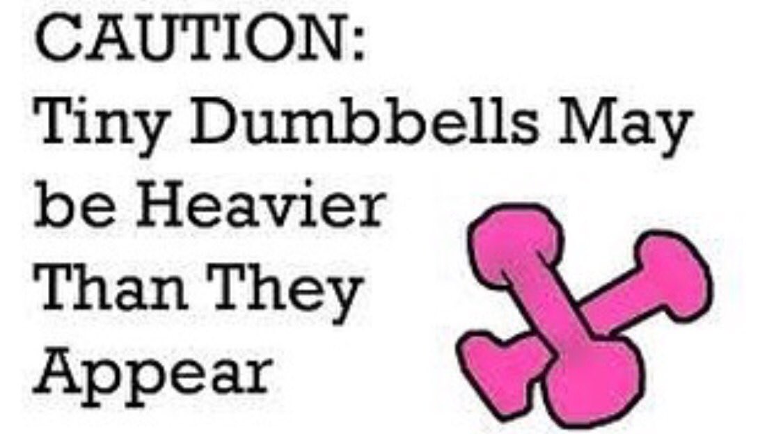 bareall4barre's tweet photo. 3 lb weights are no joke! We have those AND balls AND mats this year! And did you hear, we opened the event up to EVERYONE! Sign up tonight! https://t.co/iEP41YgK7W