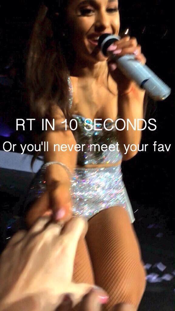 moonlightxrem's tweet photo. I RTED THIS AND GOT M&amp;G FOR ARIANA #DangerousWomanTour https://t.co/rdZv16OPlc