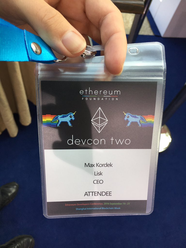 maxkordek's tweet image. Just arrived at the conference. 

#ethereum #devcon2