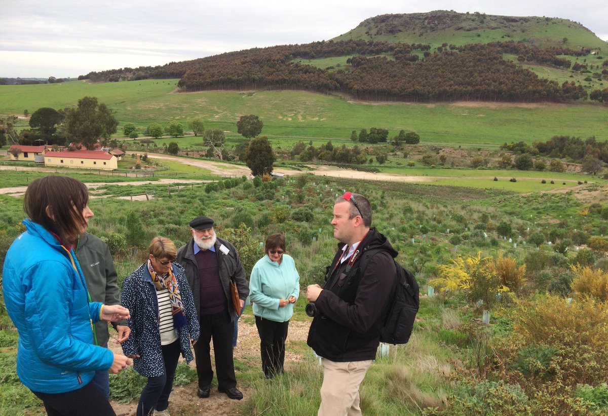 traceymcrae83's tweet photo. Learning all about Grow West projects &amp; #serratedtussock impacts across the #moorabool region #landcareconf16 https://t.co/GyBPeorGJS