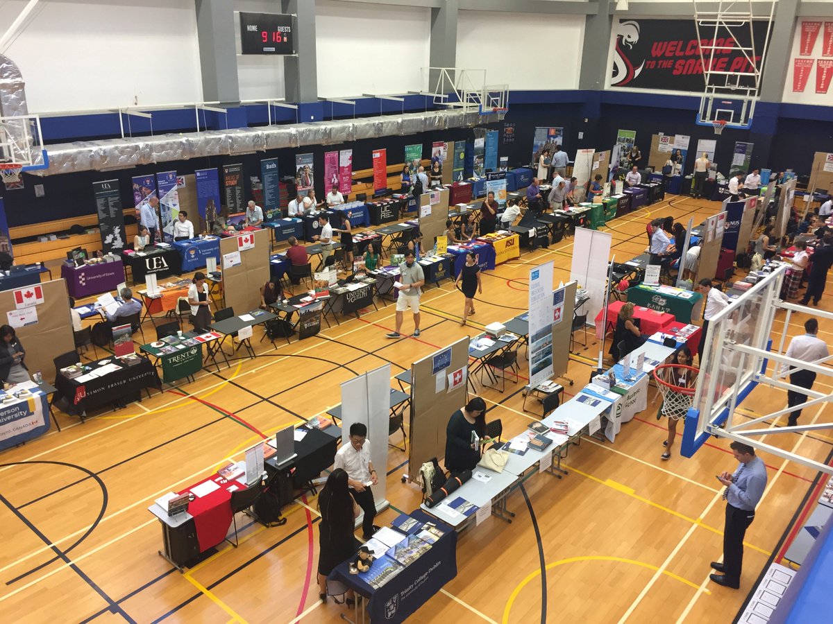 Doors are opening for the DC #UniversityFair.  With over 125 worldwide universities represented it will be an exciting day for students.