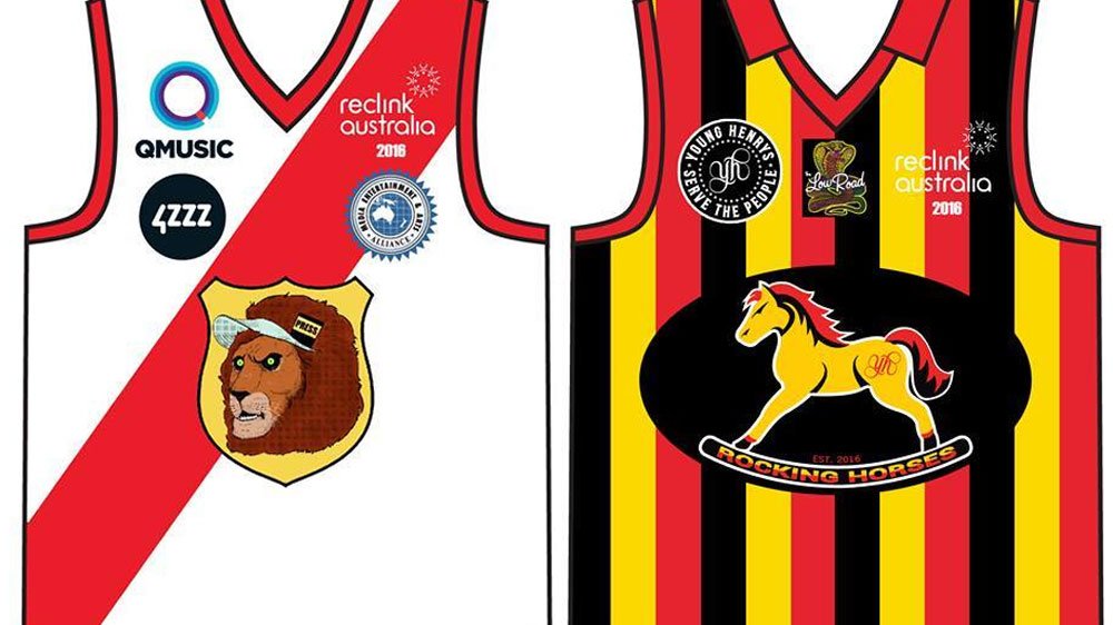 TheMusicBris's tweet photo. Legends of Bris music will clash on the footy field this weekend for the @ReclinkAus #CommCup: https://t.co/9XKlv7fUoM @4ZZZ @QMusicNetwork https://t.co/x5fZQ2ZNzn