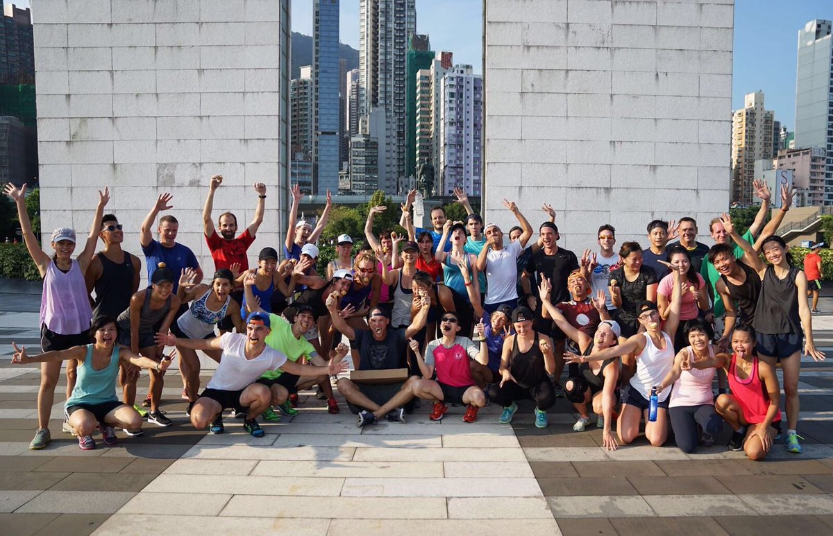 rebeccashore's tweet photo. 43 workout junkies took to the park this beautiful morning! #justShowUpHK #drones #donuts #sweatySpiral #assesKicked https://t.co/lv5RaWPo3y