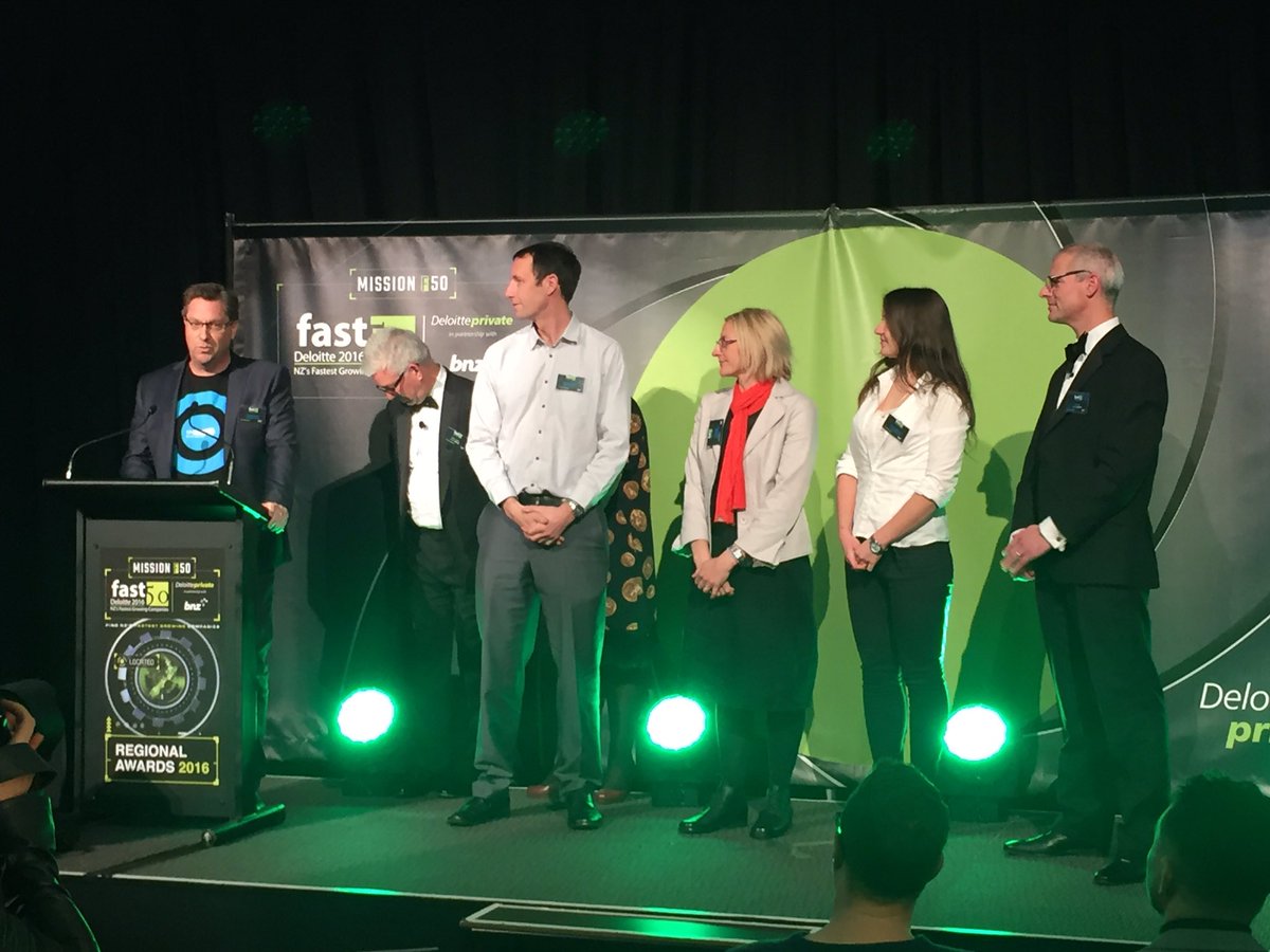 DeloitteNZ's tweet photo. Congrats @spotlightrep for taking out the 'Fastest Growing Technology Business' category at our regional #NZFast50 for #Wlgtn and lower NI https://t.co/B5INrKB5Ju