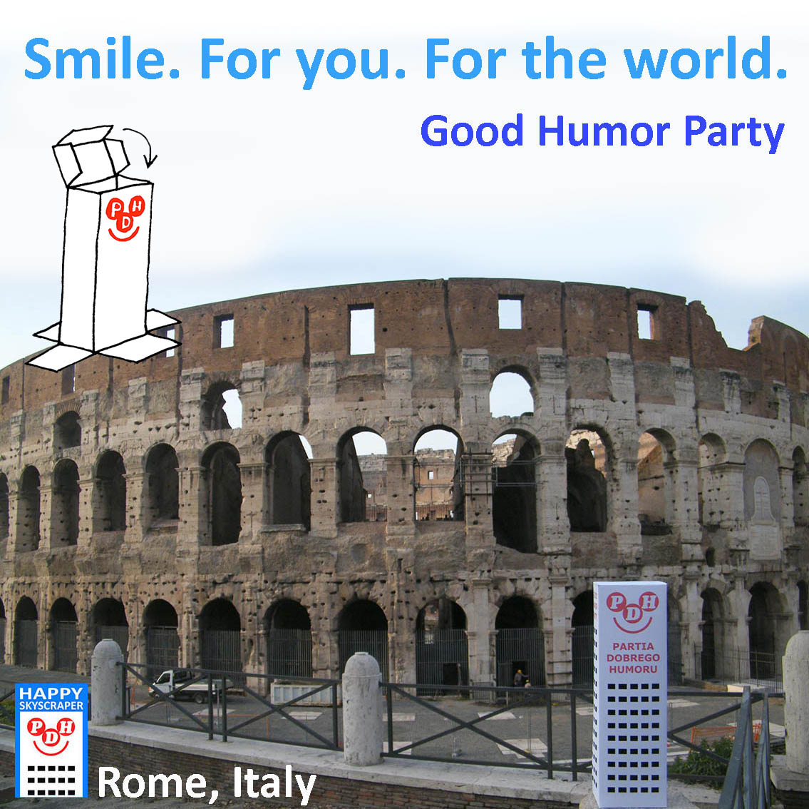 Partia_Humoru's tweet image. Happy Skyscraper in #Rome #roma #italy #italia #humor #humour #globetrotter #travel #travels #ilovetravel #travelling #traveling #tourism