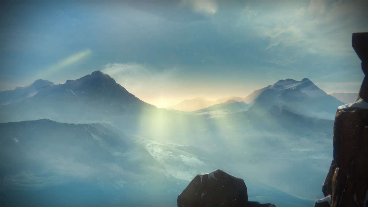 Whenever this jumping puzzle stresses me out, i can always count on the stunning scenery #Destinythegame #bungie