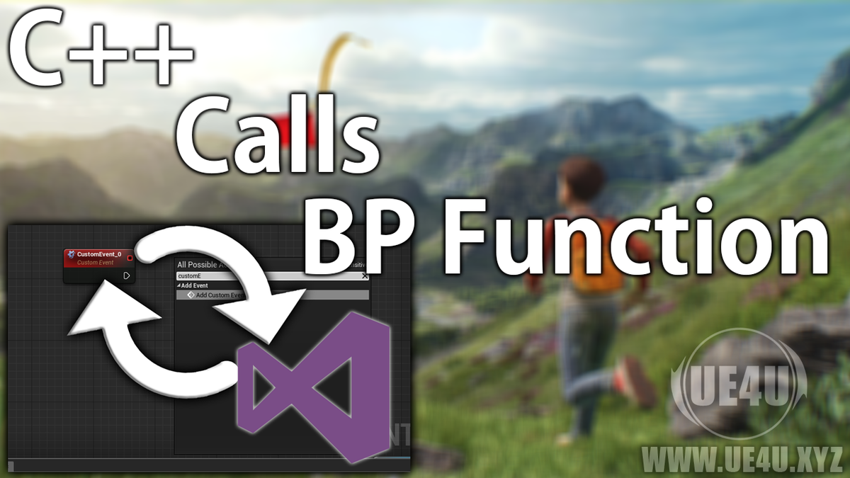 _ue4u's tweet photo. @UnrealEngine  C++ Calls Blueprint Function https://t.co/NZJW7446AT #gamedev   #unrealengine #unrealdev #ue4 https://t.co/wYTZsFOM2T