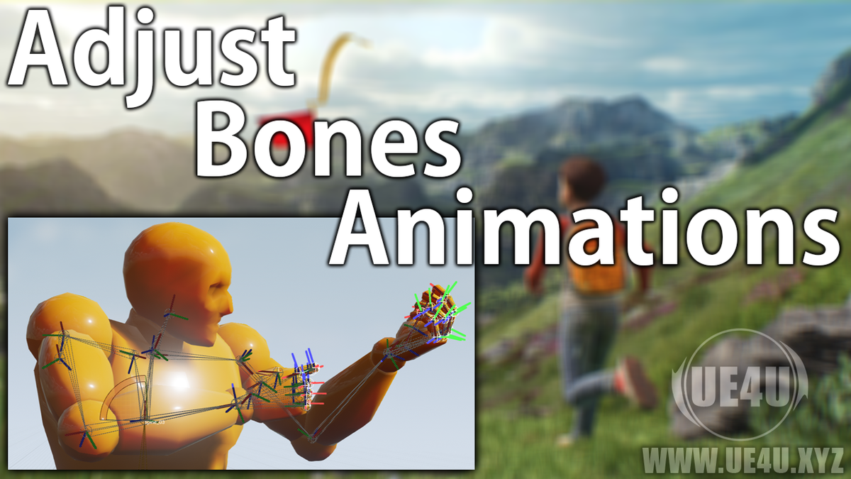 _ue4u's tweet photo. @UnrealEngine Adjust Bones Animations https://t.co/kqwfAPjPeN #gamedev   #unrealengine #unrealdev #ue4 https://t.co/cxJg4XrEIV