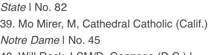 Congrats to 2017 Midfielder Mo Mirer on being ranked the 39th best player in THE NATION. #rolldons #2017campaign