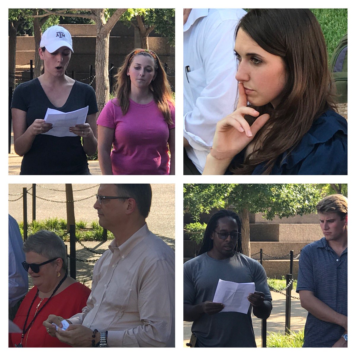 Prof_Holland's tweet photo. More photos from the @TAMULawSchool celebration of #ConstitutionDay2016, featuring a spirited public reading of our founding document! https://t.co/Zb2tPyqDhe