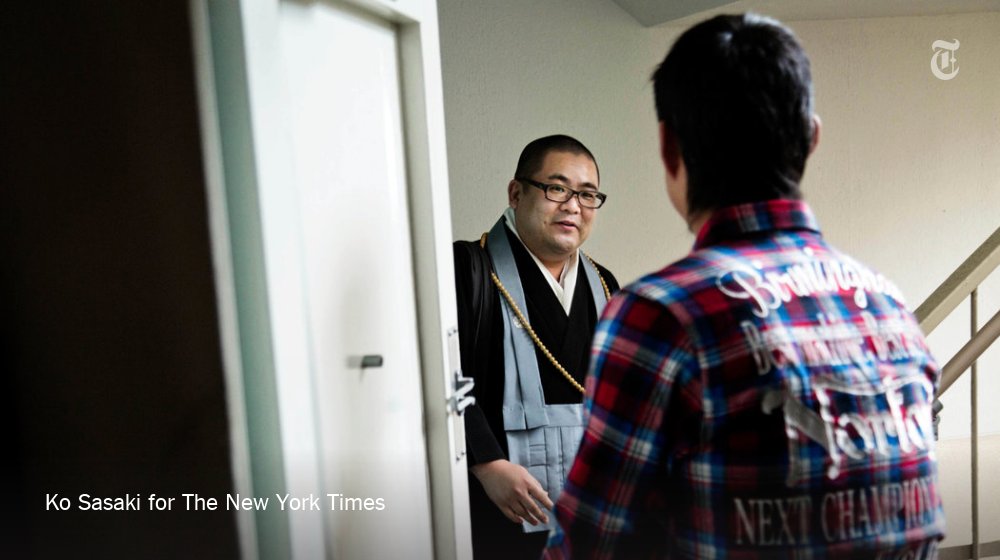nytimestech's tweet photo. Many Japanese have lost touch with the Buddhist faith they grew up in. Cue the internet. https://t.co/6kwOdiUxLj https://t.co/r7TxSCqQZT